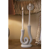 Mauro Ferretti Candelabro Stons 12x7x20 cm crema