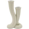 Mauro Ferretti Candelabro Stons 10x6,5x17,5 cm crema