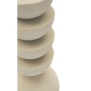 Mauro Ferretti Candelabro Dune Pix 10x21 cm crema