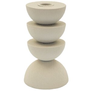 Mauro Ferretti Candelabro Dune Pix 9x15 cm crema