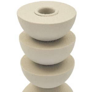 Mauro Ferretti Candelabro Dune Pix 9x15 cm crema