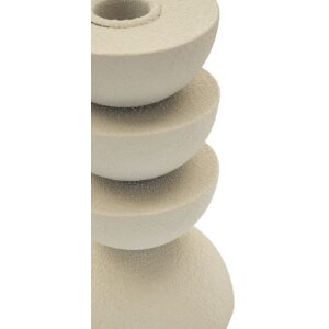 Mauro Ferretti Candelabro Dune Pix 9x15 cm crema