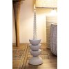 Mauro Ferretti Candelabro Dune Pix 9x15 cm crema
