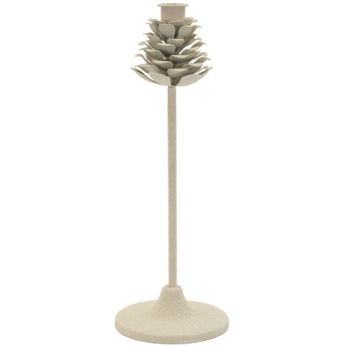 Mauro Ferretti Candelabro Pigna Düne 11,5x33,5 cm crema