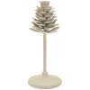 Mauro Ferretti Candelabro Pigna Düne 9,5x22,5 cm crema