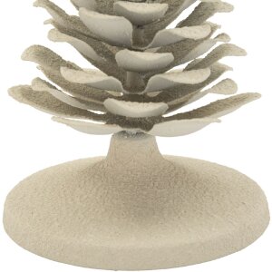 Mauro Ferretti Candelabro Pigna Düne 9,5x11,5 cm crema