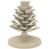 Mauro Ferretti Candelabro Pigna Düne 9,5x11,5 cm crema