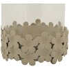Mauro Ferretti Candelabro Düne con Cristal 14x21 cm crema