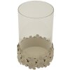 Mauro Ferretti Candelabro Düne con Cristal 14x21 cm crema