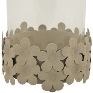 Mauro Ferretti Candelabro Duna con Cristal 12x16 cm crema