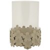 Mauro Ferretti Candelabro Duna con Cristal 12x16 cm crema