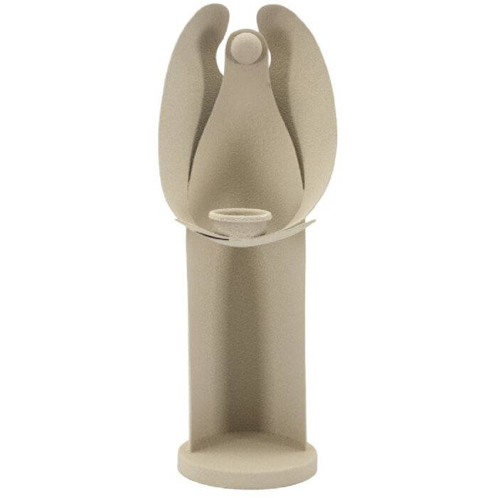 Mauro Ferretti Candelabro Ángel Dune 13x11,5x37,5 cm crema