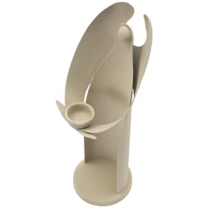 Mauro Ferretti Candelabro Ángel Dune 13x11,5x37,5 cm crema