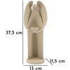 Mauro Ferretti Candelabro Ángel Dune 13x11,5x37,5 cm crema