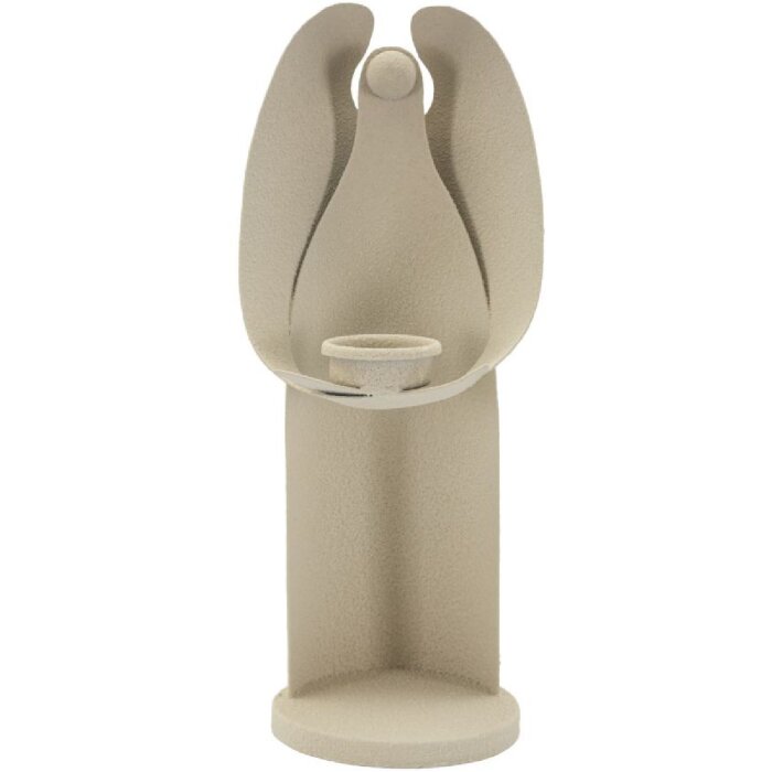 Mauro Ferretti Candelabro Ángel Dune 12,5x10x30 cm crema