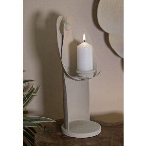 Mauro Ferretti Candelabro Ángel Dune 12,5x10x30 cm crema