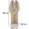 Mauro Ferretti Candelabro Ángel Dune 12,5x10x30 cm crema