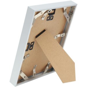 Deknudt S029D1 Marco de aluminio plateado 10x15 a 30x40 cm con soporte