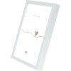 Deknudt S029D1 Marco de aluminio plateado 10x15 a 30x40 cm con soporte