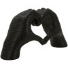 Escultura "Manos Enamoradas" Poliresina Negra 25x7,5x13,5 cm Figura Decorativa Moderna