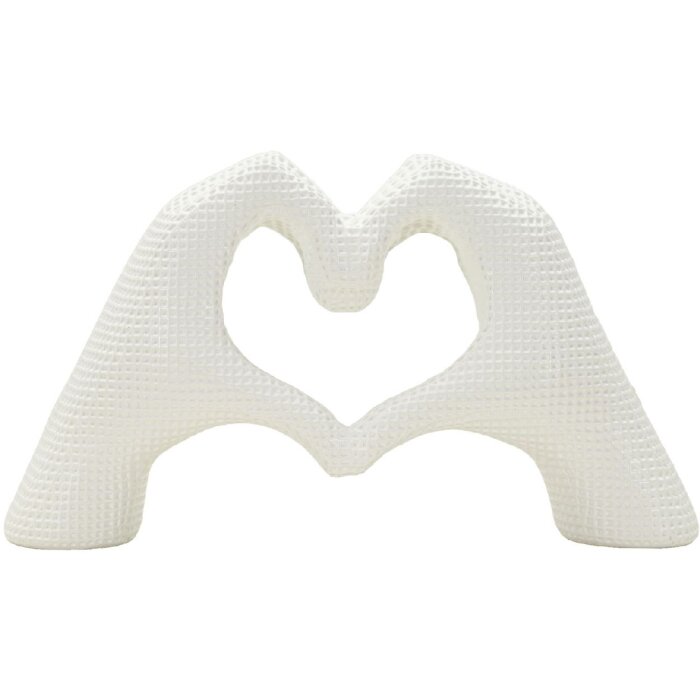 Mauro Ferretti Escultura Manos Enamoradas Blanca 25x7.5x13.5cm