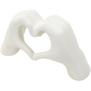 Mauro Ferretti Escultura Manos Enamoradas Blanca 25x7.5x13.5cm