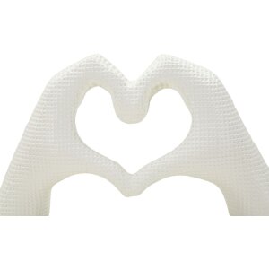 Mauro Ferretti Escultura Manos Enamoradas Blanca 25x7.5x13.5cm