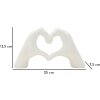 Mauro Ferretti Escultura Manos Enamoradas Blanca 25x7.5x13.5cm