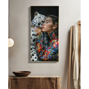 Mauro Ferretti Cuadro de pared Moira con marco 52x4x102 cm