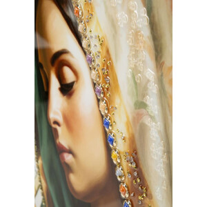 Mauro Ferretti Cuadro Madonna con Marco 72x4x102 cm