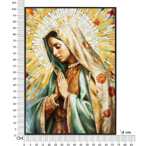Mauro Ferretti Cuadro Madonna con Marco 72x4x102 cm