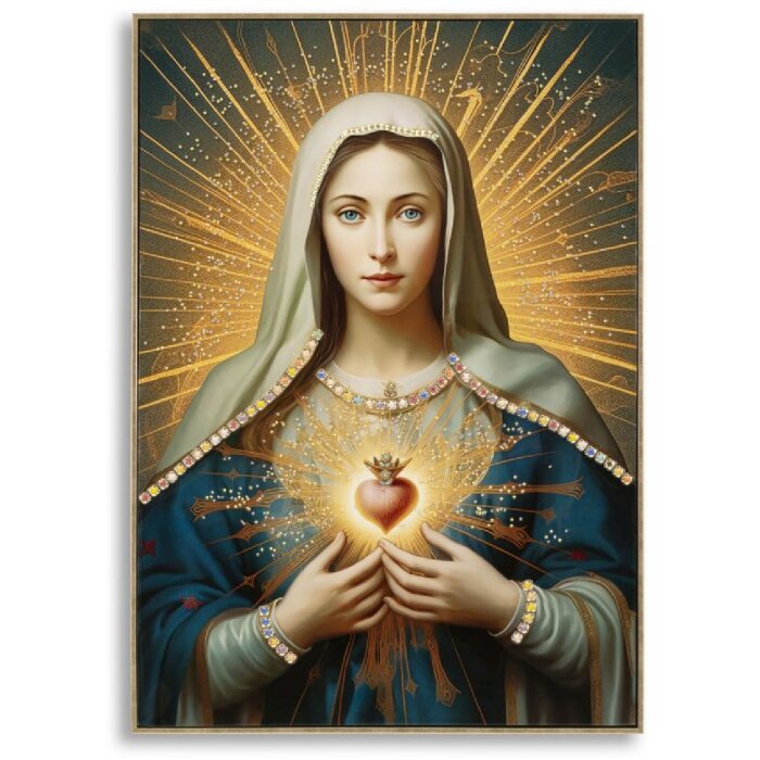Mauro Ferretti Cuadro Madonna con Marco 72x4x102 cm