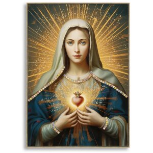 Mauro Ferretti Cuadro Madonna con Marco 72x4x102 cm