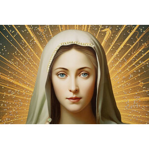 Mauro Ferretti Cuadro Madonna con Marco 72x4x102 cm