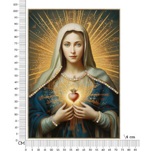 Mauro Ferretti Cuadro Madonna con Marco 72x4x102 cm