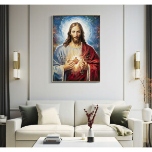 Mauro Ferretti Cuadro Jesús con Marco 72x4x102 cm