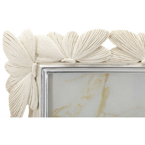 Mauro Ferretti Portarretratos Mariposa 20x25 cm crema