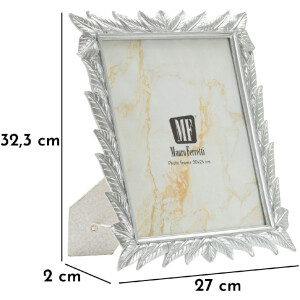 Mauro Ferretti Portarretratos Leavy 20x25 cm plata