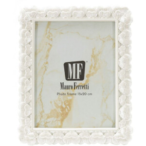 Mauro Ferretti Portarretratos Corazón 15x20 cm blanco