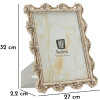 Mauro Ferretti Portarretratos Florenz 20x25 cm dorado antiguo