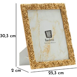 Mauro Ferretti Portarretratos Amapola 20x25 cm dorado