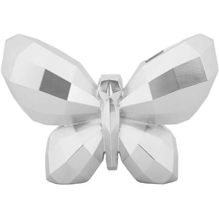Mauro Ferretti Jarrón Mariposa 22,5x8x15 cm plata
