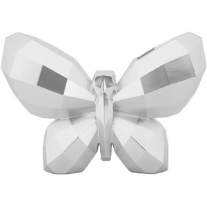 Mauro Ferretti Jarrón Mariposa 22,5x8x15 cm plata