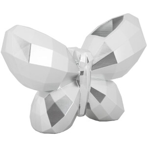 Mauro Ferretti Jarrón Mariposa 22,5x8x15 cm plata
