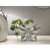Mauro Ferretti Jarrón Mariposa 22,5x8x15 cm plata