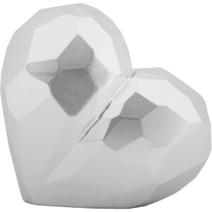 Mauro Ferretti Jarrón Corazón 19x9x18 cm plata