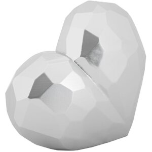Mauro Ferretti Jarrón Corazón 19x9x18 cm plata