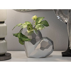 Mauro Ferretti Jarrón Corazón 19x9x18 cm plata