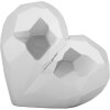 Mauro Ferretti Jarrón Corazón 19x9x18 cm plata