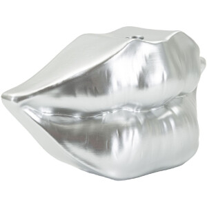 Mauro Ferretti Jarron Labios 23x8x12 cm plateado